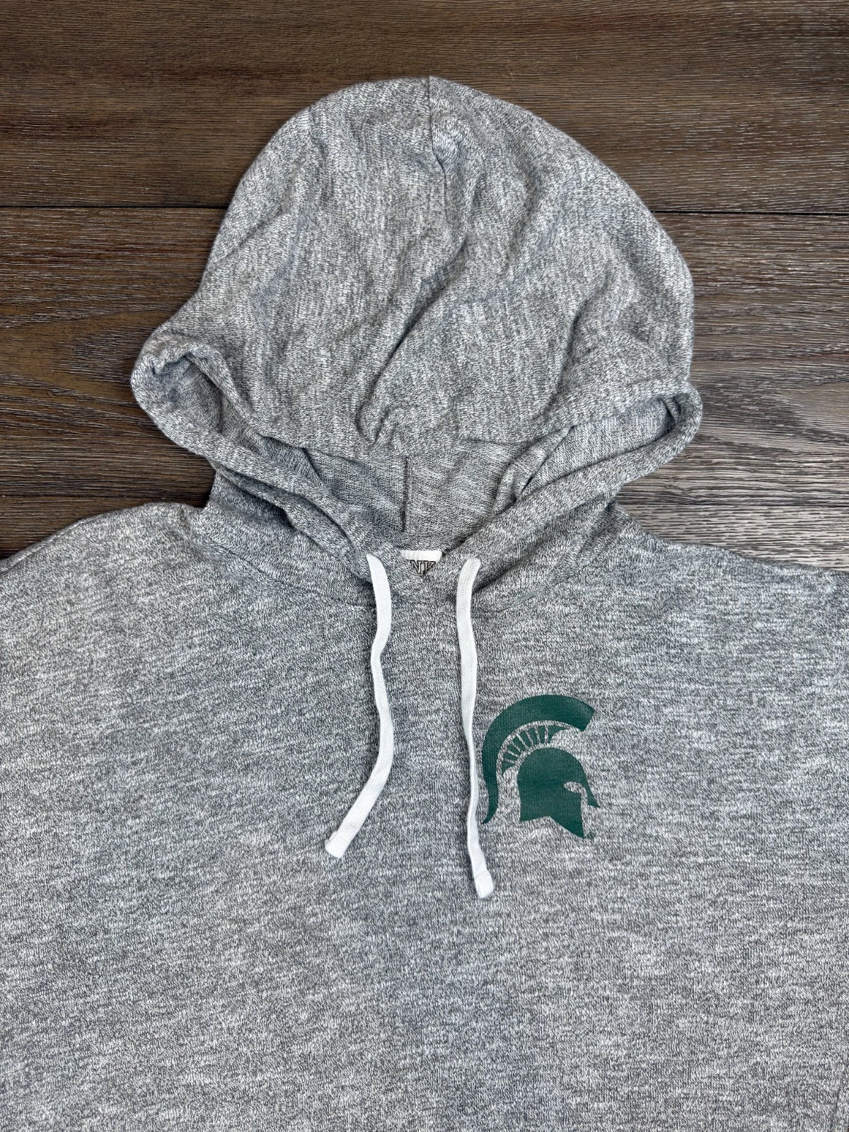 UNDERCOVER Felpa con cappuccio manica lunga rosa Victoria's Secret Michigan State University Trogans taglia S