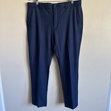 NWT Greg Norman Men s 38x30 Navy Blue Performance Classic Pants Stretch Comfort