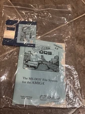 Commodore Amiga Software Cross Dosc Disk + Manual Only