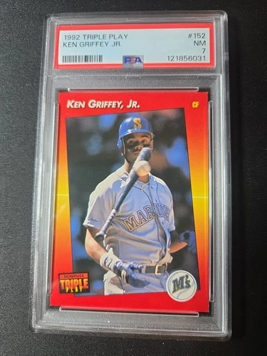 1992 Triple play Ken Griffey Jr. #152 (PSA 7 NM !!!)