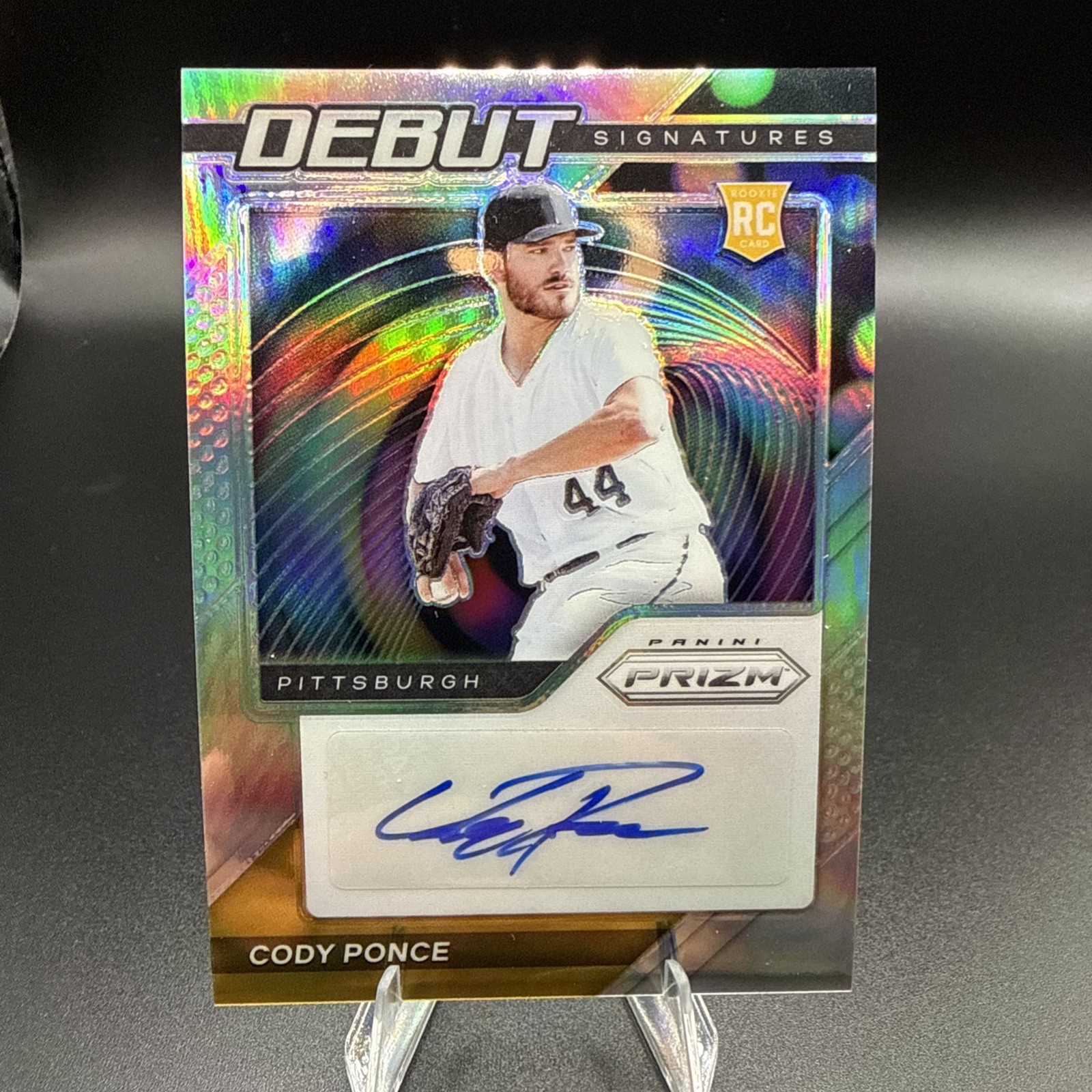2021 Panini Prizm - Debut Signatures Cody Ponce #DS-CP (AU, RC)