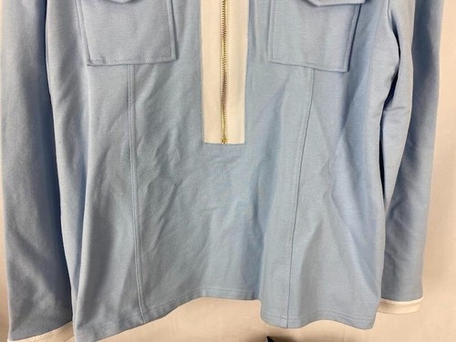 Boston Proper Lt. Blau 1/2 Zip Jacke Damen XL. - Bild 6 von 15