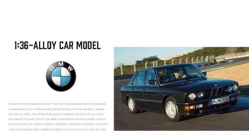 1:36 BMW Car Model Diecast Toy Kids Pull Back Vehicle boy Gift Free Shipping New - Picture 3 of 8