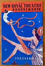 1950s New Royal Theatre Bournemouth Programme Cyril fletcher & Betty Astell