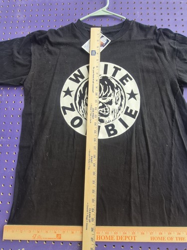 Vintage Ende 2000er weiß Zombie Band T-Shirt Grunge - Bild 3 von 3