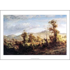 Louis Buvelot 'Between Tallarook and Yea' - Art Print 1880 – 3 sizes Poster