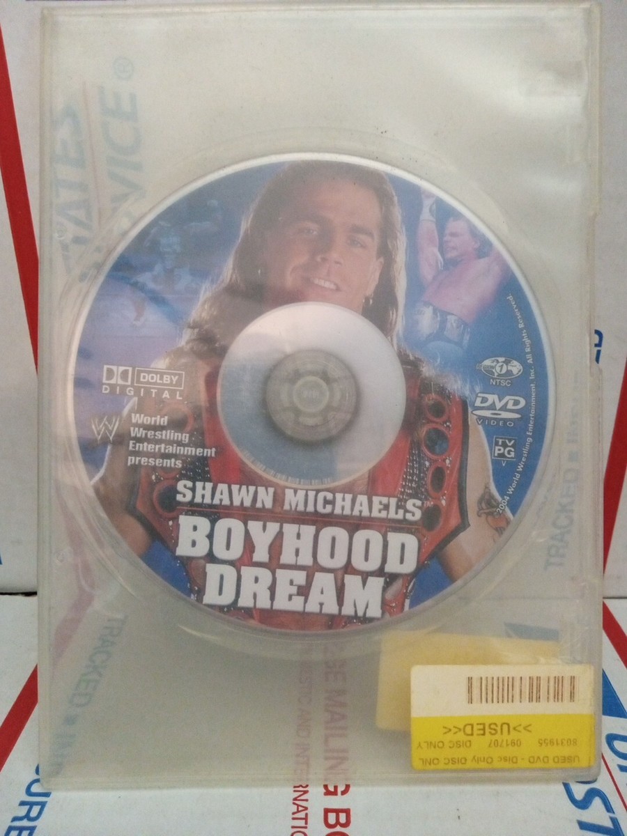 WWE: Shawn Michaels - Boyhood Dream - DVD Disc Only ~ Shelf204 | eBay