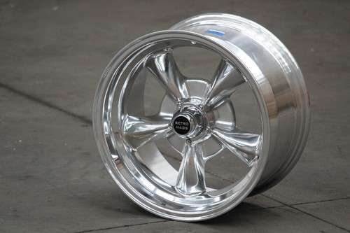 15x8 RETRO MAGS Polished Holden HQ HJ HX WB HZ Tonner Mags Thrust ...