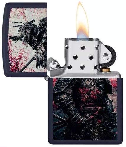 ZIPPO Samurai Navy Blue color Samurai Warrior neu in Box - 60007373 - Bild 2 von 4