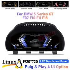 BMW 5 Series 12.3 Inch 8GB LCD Speedometer Digital Dashboard For F07 F10 F11 F18