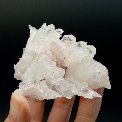 3.8in 207g RARE Large Pink Faden Quartz Crystal Cluster, Very Special Collectors