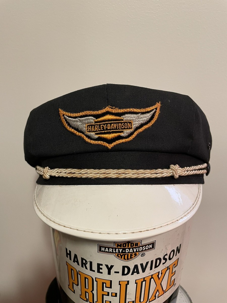 Harley Davidson Original Patch 1950”s Captain's hat cap Rare