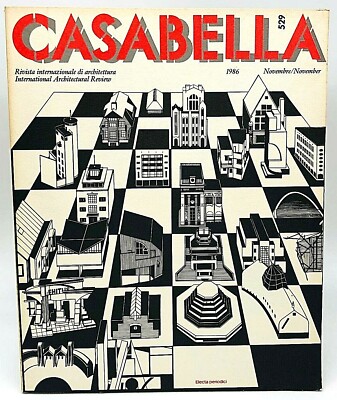 Casabella n 529 novembre 1986 Rivista Architettura Gabetti Isola Rivoli Tallinn