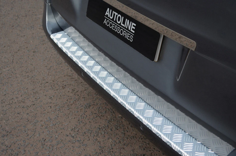 Para mercedes vito w447 (2015- Parachoques Trasero Protector Rasguño Anodizado - Imagen 2 de 4