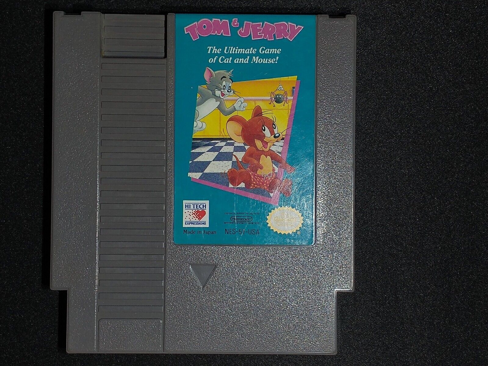 Tom & Jerry The Ultimate Game Of Chat Et Souris Nintendo Nes Nrmt-Cart + Manuel