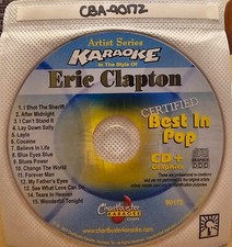90172 ERIC CLAPTON    CHARTBUSTER KARAOKE LOT SH