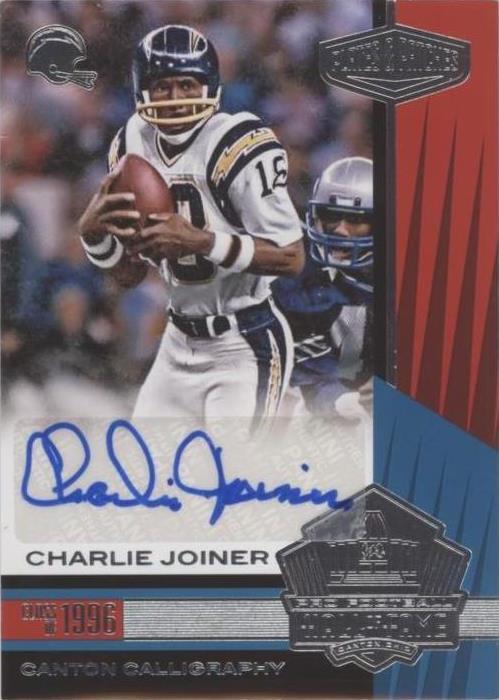 2017 Panini Plates & Patches Charlie Joiner #CC-CJ - 1 of 2