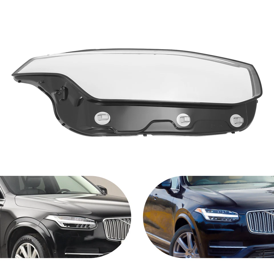 Cubierta de lente de faro lateral derecho para Volvo XC90 2015-2022 EE. UU. Foto 2 de 4