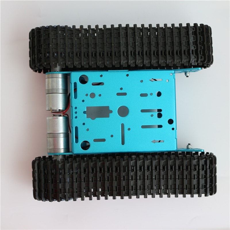Smart Tank Robot Chassis Car Tracked Platform w/ Motors For