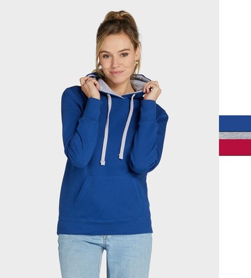 4 Stück Set SG Damen Kapuzenpullover XS-2XL Waffel-Piqué Contrast Hoodie SG24F N