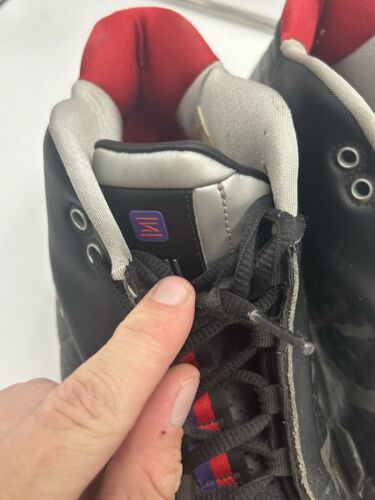 NIKE SHOX BB4 QS VINCE CARTER RAPTORS BLACK RED COURT PURPLE CD9335 002 sz 11.5 - Picture 8 of 9