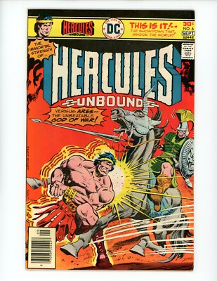 Hercules Unbound #6 1976 DC Comics VF- Ares Newsstand
