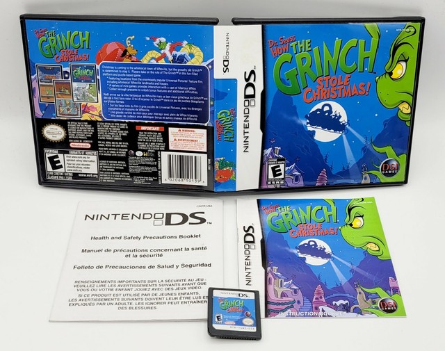 Dr. Seuss How the Grinch Stole Christmas (Nintendo DS, 2007) for sale