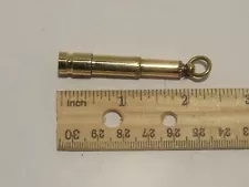 Brass Police Whistle-Mini
