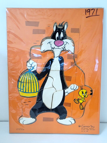 Puzzle Looney Tunes Tweety & Sylvester Connor giocattolo 7305 1971 - Foto 1 di 4