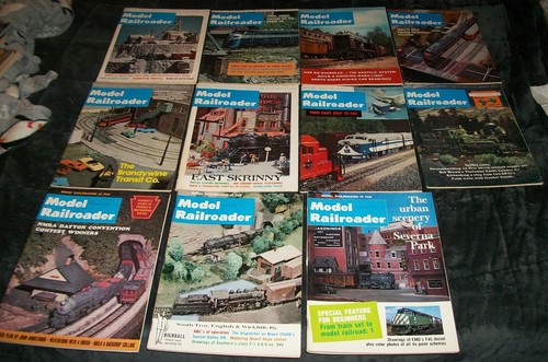 VINTAGE MODEL RAILROADER TRAIN MAGAZINE LOT OF 11 1975 ISSUES AWESOME ...