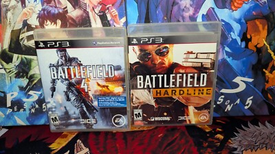 Battlefield 4 & Hardline Bundle Lot PS3 PlayStation 3 CIB Complete Tested Works