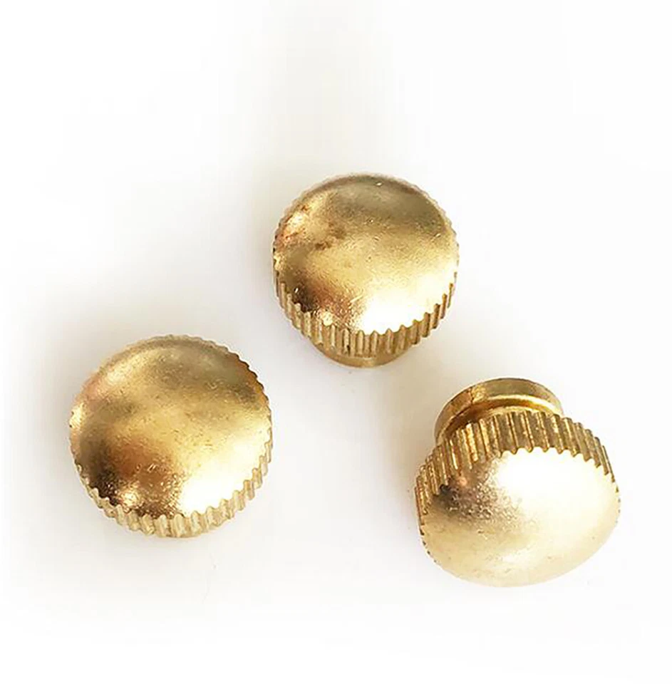 Dadi a pollice zigrinati in ottone testa a cupola alta manopola manopola dadi M3 M4 M5 M6 M8 M10 - Immagine 4 di 4