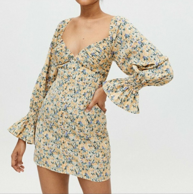 mini sky blue dress Pearl Mini Dress - Light Blue