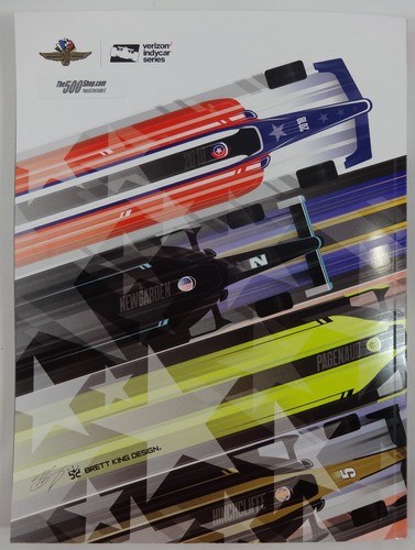 2016 2017 2018 2019 Indianapolis 500 & INDYCAR Grand Prix Souvenir Program - Picture 5 of 10