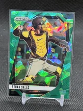 2025 Panini Prizm ⚾️ GREEN ICE Ethan Salas #299 - San Diego Padres
