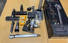 LG A906SM CordZero A9 Charge Plus Stick Vacuum - Matte Silver Only 1 Battery Inc