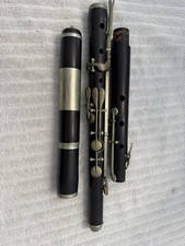 German Granadilla Antique Wooden Flute 9 Key