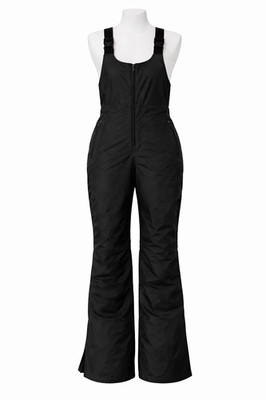 Slalom Womens I Snowboard Snow Ski Overall Full Bib Pants | Black | 1X