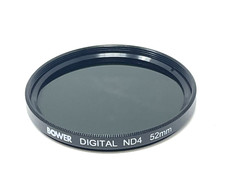 Bower Digital 52mm Filter Set PL Polarizer and ND4 Neutral Density with Case