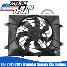 Radiator Cooling Fan Assembly For 2011-2013 Hyundai Sonata Kia Optima 4-Door