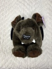 Vintage 1997 Puffkins Collection Swibco Plush w/ Tags - Ding the Bat