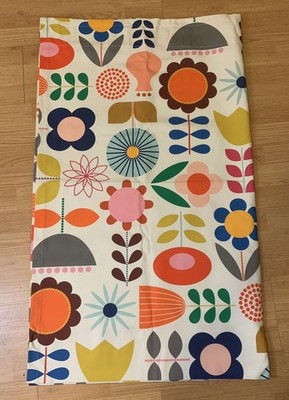 Spoonflower Mod Scandinavian Garden Scandi Style Flower Daisy Curtain Panel