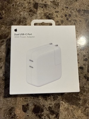 Apple 35W Dual USB-C Port Power Adapter MW2K3AM (A2676) - NEW