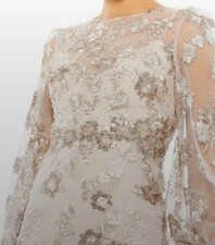 Mac Duggal 67862 mother of the bride/groom dress in mocha size 8 NEW