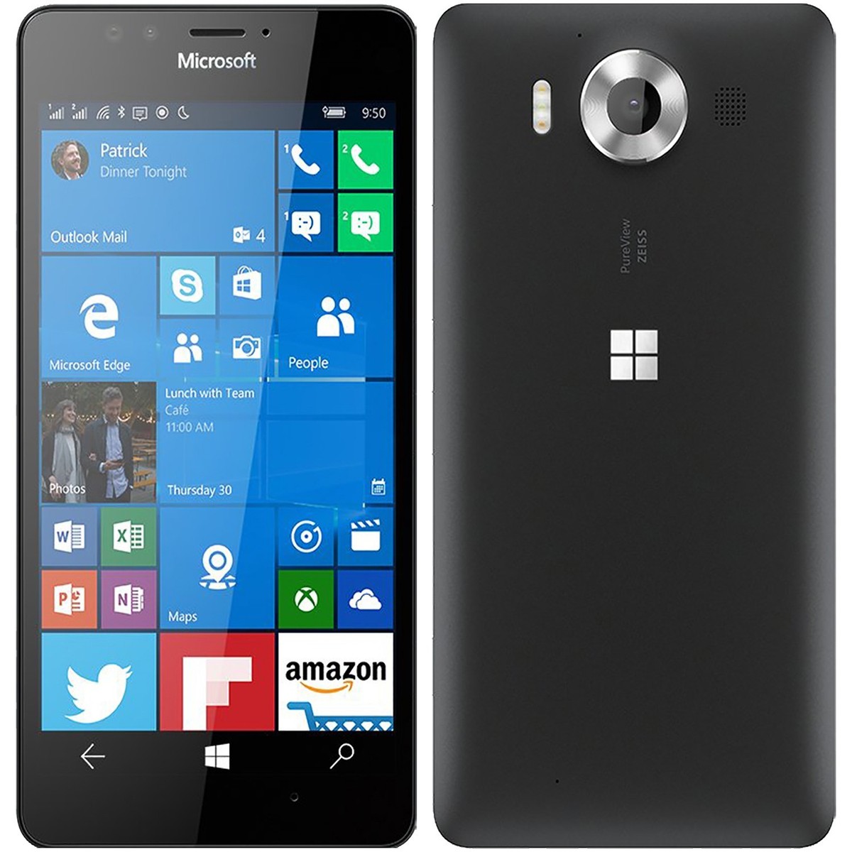 Microsoft Lumia 950 4G Black 32GB + 3GB Dual-SIM Factory Unlocked
