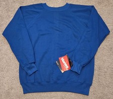 VTG NWT Hanes Fleecewear Crew Sweatshirt 50/50 Deadstock Soft Men's Size Large