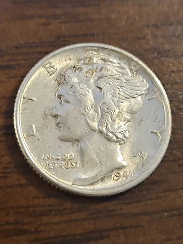 Uncirculated 1941-S San Francisco Mint Silver Mercury Dime