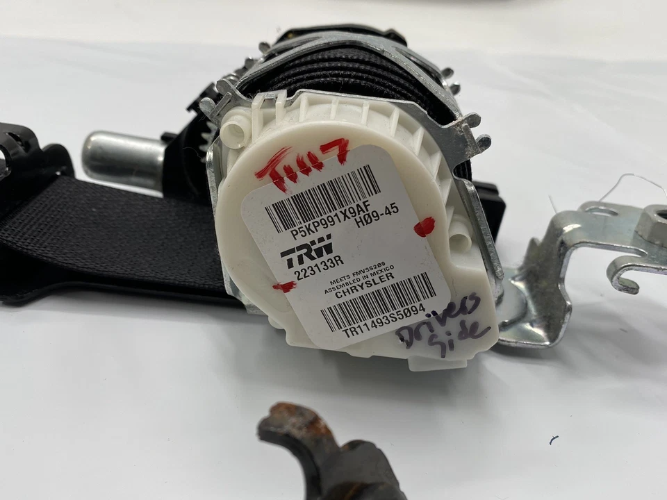 Dodge Ram 1500 2500 13-20 doble cabina conductor cinturón retractor negro p5k991x9af Foto 2 de 4