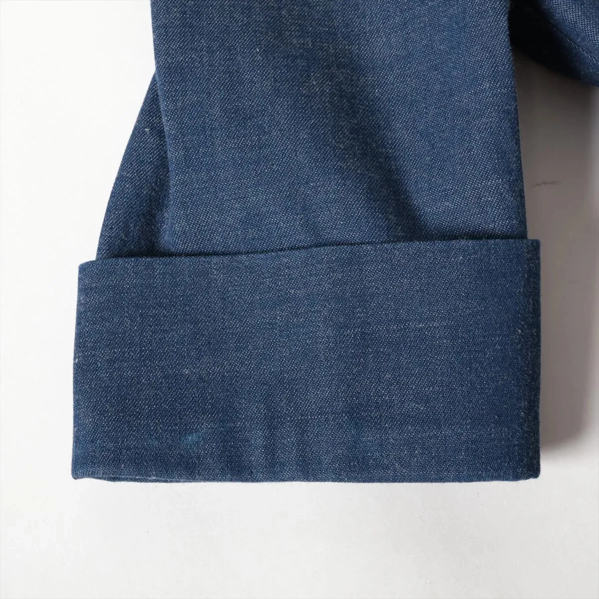 Gucci giacca denim cotone 38 donna blu navy 644532 GG bottoni marmont