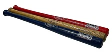 Louisville Slugger Museum Wood Bats Tennessee Smokies Lot Of 3 VTG Mini 18"